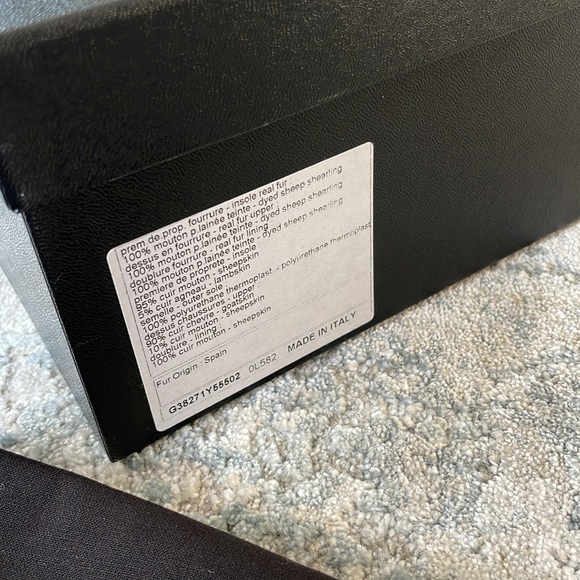 Authentic CHANEL 21A Quilted Suede Cork Shearling Mule / Clog Green/ Taupe SZ.37 - Picture 13 of 15